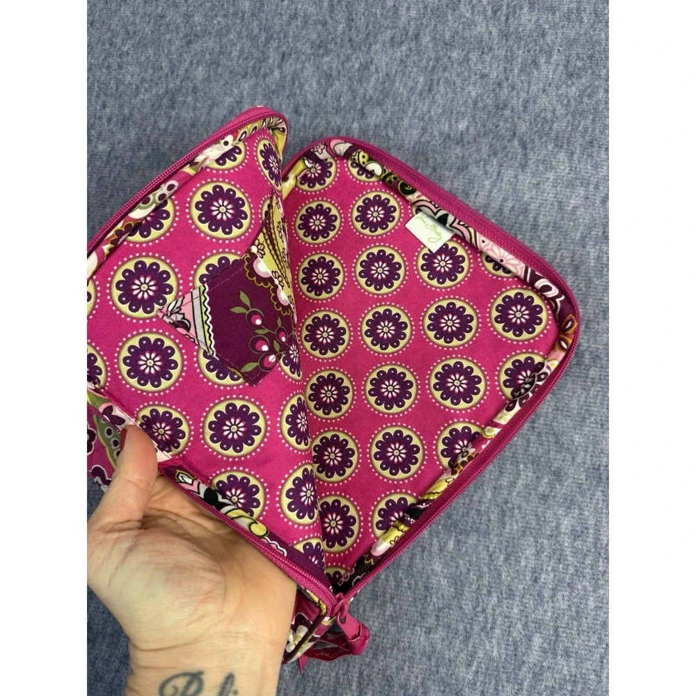 Vera Bradley‎ Small Tablet Sleeve Zipper Case Cover Very Berry Paisley Purple